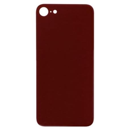 Tapa Trasera Cristal para iPhone 8 Rojo
